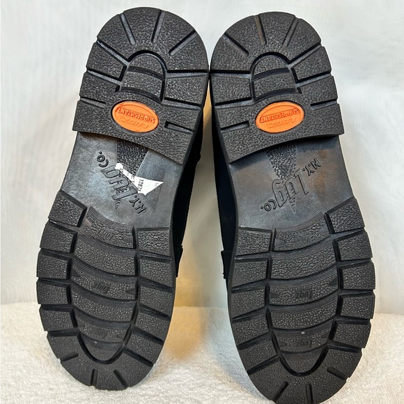 Lugz Mens Mantel Mid Man Made Mid-Calf Black Suede work Boots / Size 11 - Picture 10 of 15